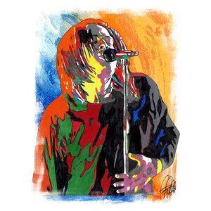 Adam Duritz Counting Crows Singer Folk Rock Music Poster Print Wall Art 18x24